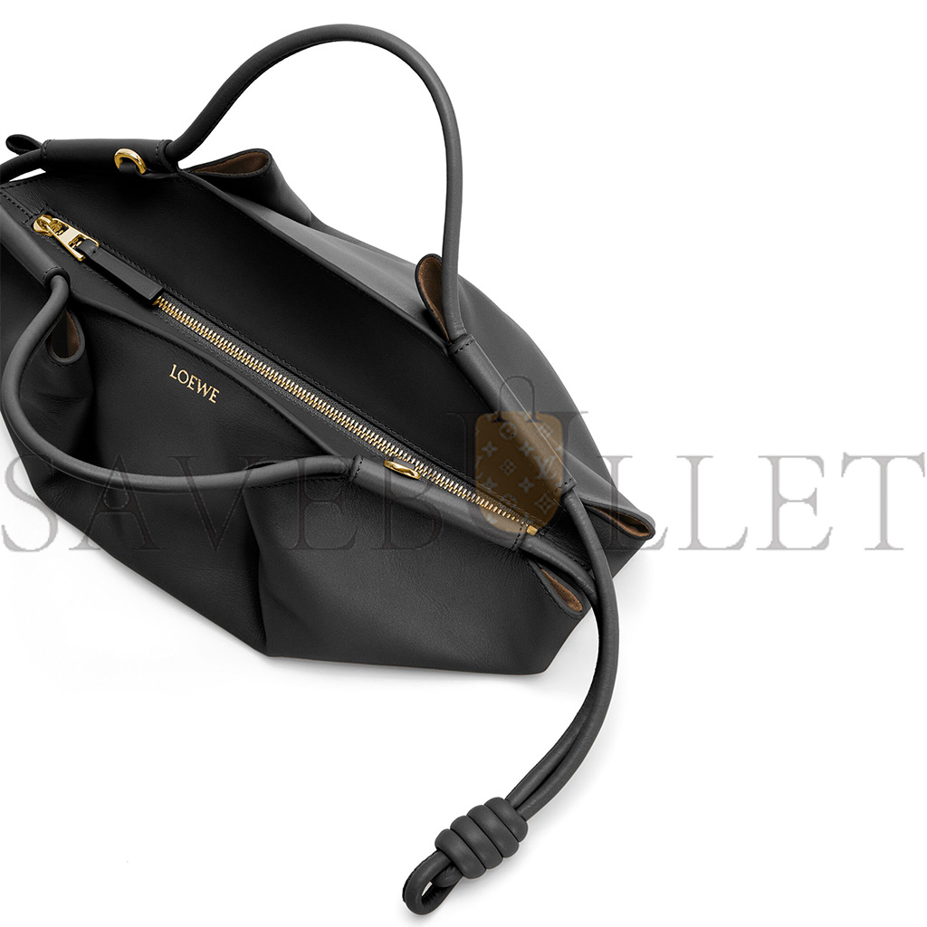 l*ew* small paseo bag in shiny nappa calfskin a709p48x02 (35*21*11.5cm)